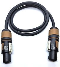 Speakon Kabel mit Neutrik NL2FXX-W-S Stecker vers. Längen u. Querschnitt