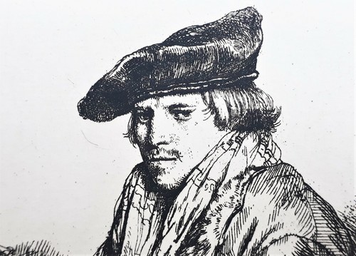 Radierung rembrandt porträt - rembrandt,,