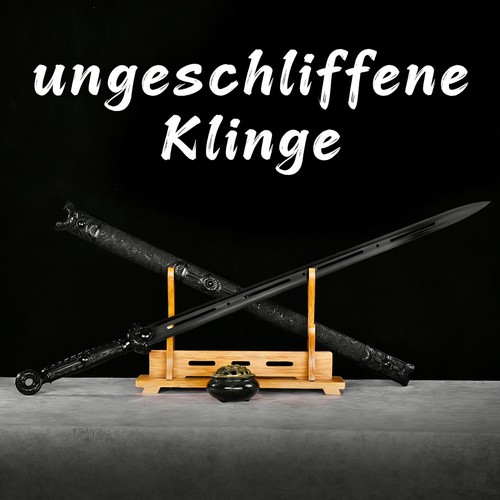 Ungeschliffenes samurai katana - samurai,