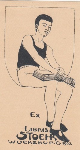 Exlibris bookplate - exlibris,