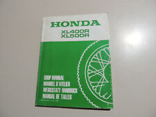 Werkstatthandbuch Ergänzung  HONDA XL 400 R XL 500 R 1982