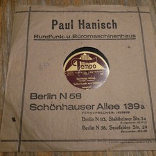 Schellack Platte Tempo Egerländer Marsch Freiweg  G