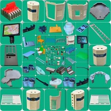 Playmobil 6872  6919 Polizei Kommandozentrale Zentrale Ersatzteile #P58