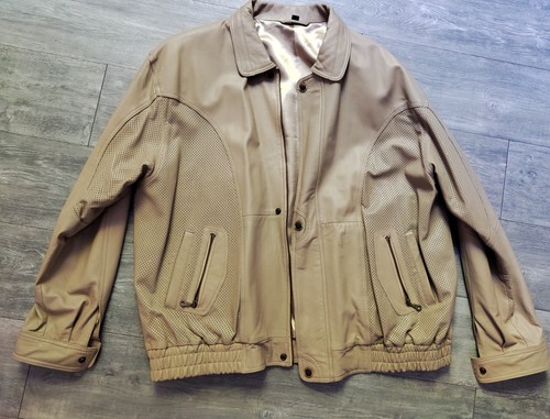 Lederjacke lamm nappa beige - lamm,