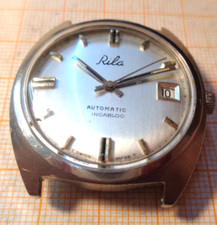 Älterer Automatik Armbanduhr Rila Werk ETA 2472 defekt für Teile MSX