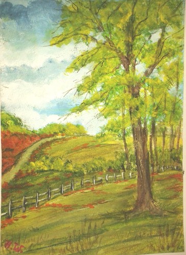 Original gemälde aquarell - gemälde,