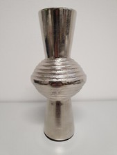 Blumenvase  Vase   Alu Nickel