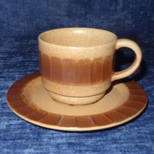 Neuware! Gerzit Gerz, beige/braun, 6 Kaffeetassen & 6 Untertassen ✨neuwertig