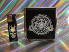 Erik der Wikinger Viking Scandinavian Zigarettenbox, Zigarettenetui & Feuerzeug