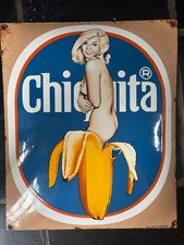 Motiv Mel Ramos Chiquita Emaille Schild Werbung Emaillerie Alsacienne Strasbourg