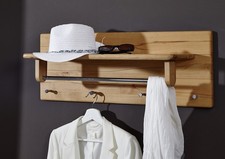 Wandgarderobe Hutablage 81x30cm Massivholz Buche Kernbuche massiv NEU OVP!!!