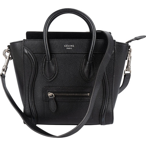 Celine grained leather luggage - celine,