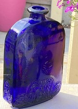 Vintage Kobaltblau Flasche