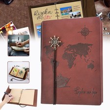 Notizbuch, Leder Notizbuch A5 Notizbücher Tagebuch Vintage Skizzenbuch für Reise