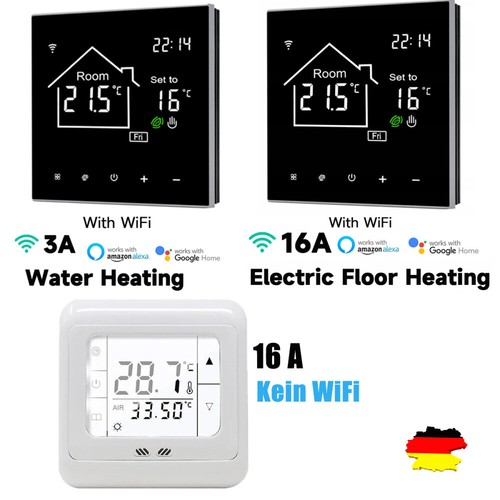 Wlan thermostat digital wifi - wlan,