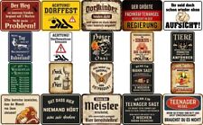 Sprüche Schilder Arbeit Büro Kneipe Deko Blech-Schild lustige Männer Geschenke