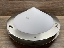 Lampe Leuchte Decke Wand E27 max. 40 Watt Edelstahl Glas OUTDOOR Ranex IP44 CE