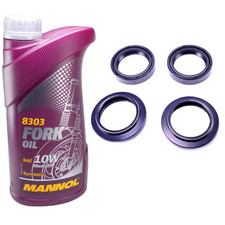 Gabelsimmerringe + ÖL Set für Yamaha SRX 600 1986-1989