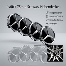 4x 75mm Nabendeckel für
