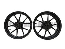 Vorne & Hinten Schwarz Rad