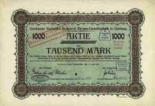 Gorkauer Societäts Brauerei Jun 1921 Gorkau Gorka Sobotka Kroischwitz Waldenburg
