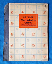 Opekta, Rezepte - Marmeladen, Gelees, Obsttorten und Fruchtpasten - 1950/1960