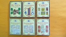6 Bände kleine Orakelkunde Runen Tarot von David V. Barett 1996 FOTOS NEUWERTIG