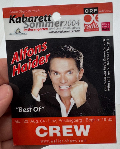 Original alfons haider - original, crew