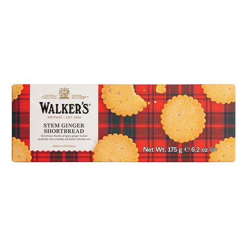 Walkers shortbread stem ginger - walkers,