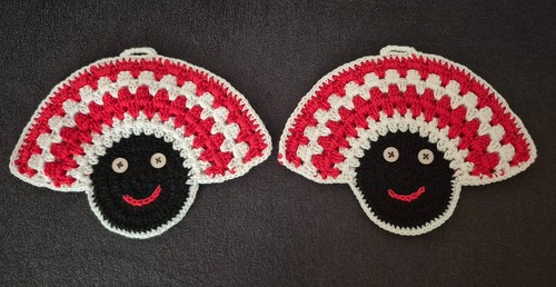Paar topflappen handarbeit - topflappen,