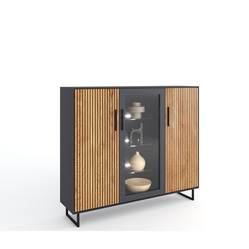 Highboard vitrine stella - highboard,