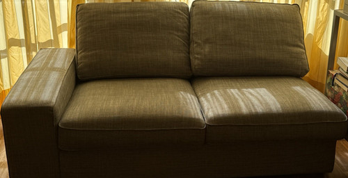 Sitzer sofa stoff grau - sofa,