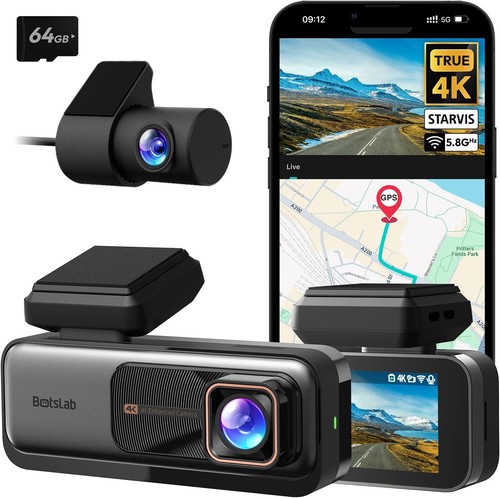 Dashcam dual kamera gps - dashcam, 4k