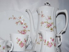 Kaffeeservice 6 Pers. 21 tlg. Baronesse Kirschblüte Tirschenreuth