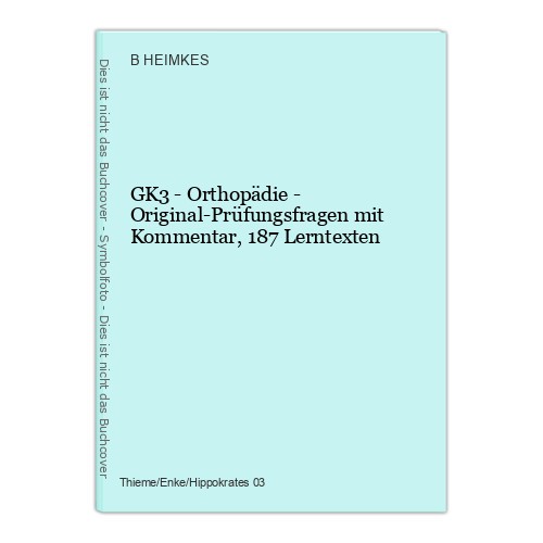 Gk3 orthopädie - orthopädie,