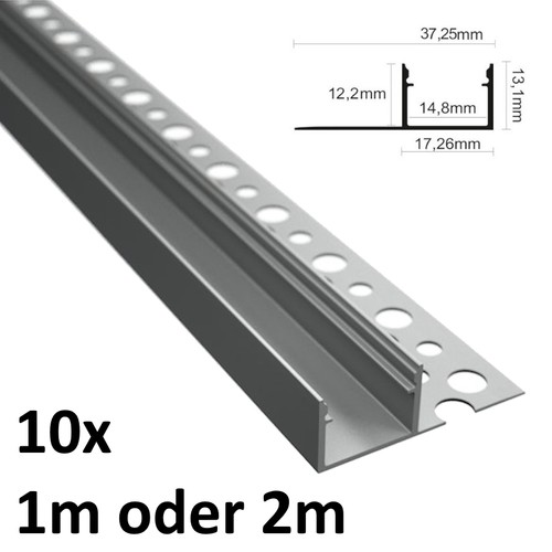 10x alu profil - profil, einputz