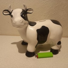 Spardose eine coole sehr große Kuh / Keramik