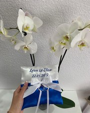 Ringkissen Eheringkissen Ringträgerkissen Hochzeit Kissen Namen personalisiert