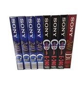 8x Sony 240 min VHS