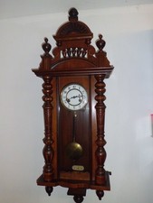 Antike Wanduhr Regulator Pendeluhr Junghans A 20 arabische Ziffern guter Zustand