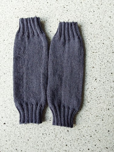Stulpen bein handgestrickt - stulpen,
