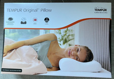 TEMPUR Original ergonomisches Nackenstützkissen Memory Foam 50 x 31 x 10/7 cm