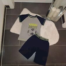 Schlafset yigga baumwolle schlafanzug fussball Profi 134 140  TopZustand