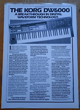 KORG DW6000 Synthesizer