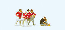 Preiser H0 10567 Figuren-Set Sanitäter mit Bergetuch und Verletzte 1:87