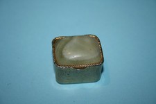 Kleine goldene Pillendose Pillendöschen Schmuckschatulle Schmuckdose Vintage Alt