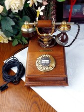 Altes Holztelefon Fernsprecher Deutsche Bundespost DFeAP 301 Model Lyon