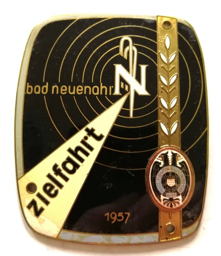 Plakette zielfahrt bad - plakette,