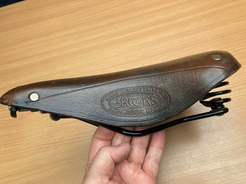 Vintage ledersattel brooks - ledersattel, b66