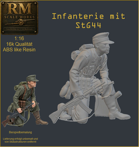 Ww2 wehrmacht figur - 1:16,